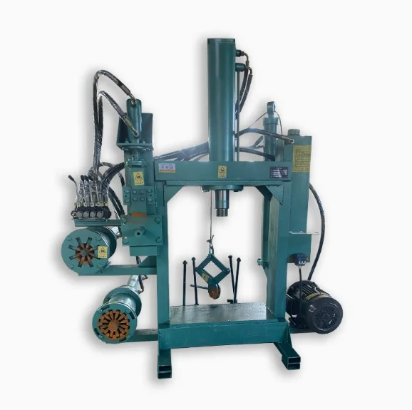 Máquina multifuncional de desmontagem de pressão para desmontagem e extrair anéis de cobre de motores de resíduos