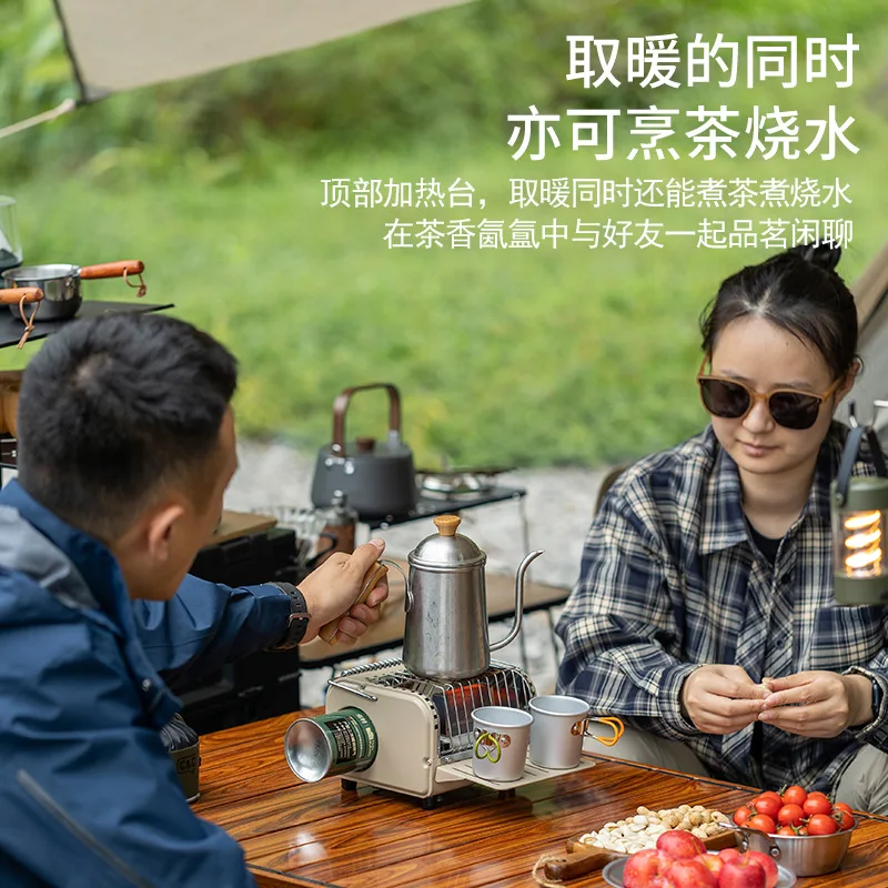 

Открытый мини-картридж Крытый бездымный гриль Портативная грелка для рук для кемпинга Бутановый обогреватель