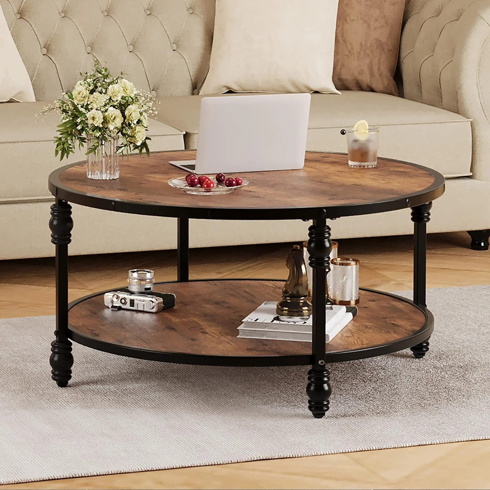 Round Coffee Table, 30.5