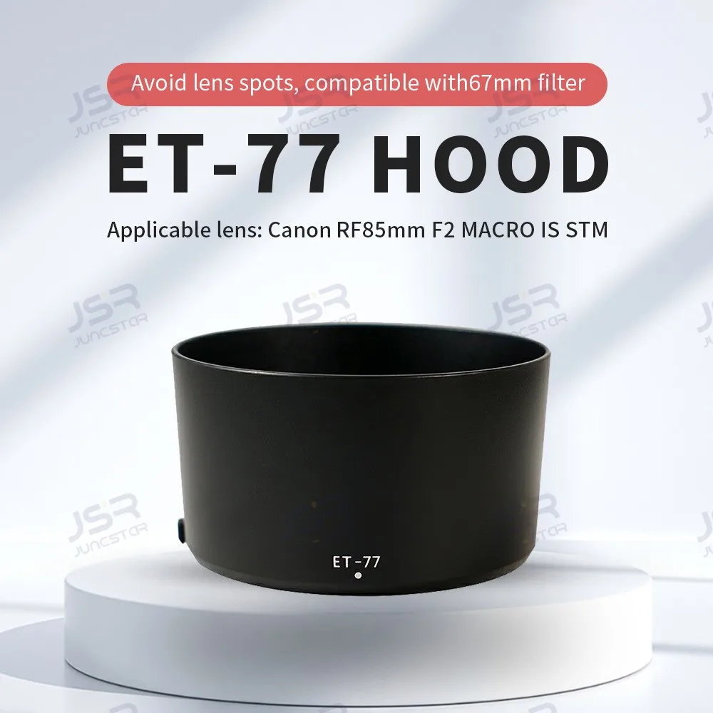 Suitable for Canon ET-77 light shield RF 85mm f/2 Macro IS STM lens accessories EOS R62 R7 R10 R6II R RP R5 R6 R8