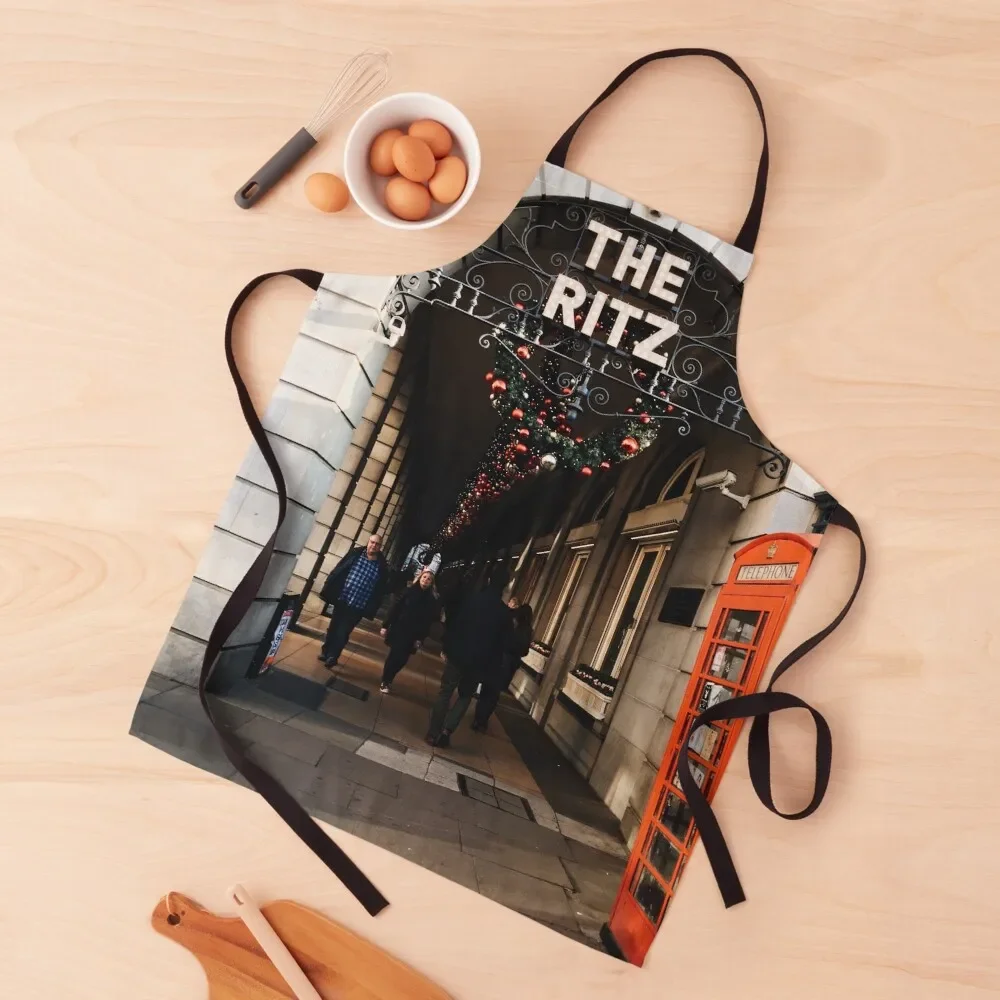

Лондонский фартук The Ritz, кухонные принадлежности для домашних поваров, фартук для одежды