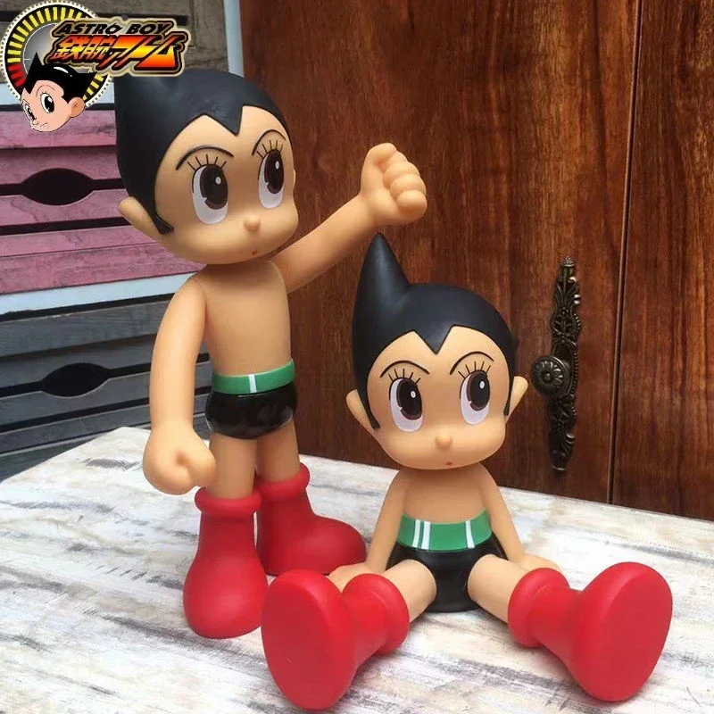 20-30CM Anime AstroBoy Mighty Atom Large Tetsuwan Atom Movable Action Figures PVC Statue Collection Model Toys Kids Gifts