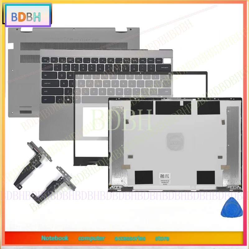 NEW For Dell Insprion 5310 Laptop LCD Back Cover Front Bezel Palmrest Bottom Case US Keyboard No backlight Hinge 04K89P 0XYHRR