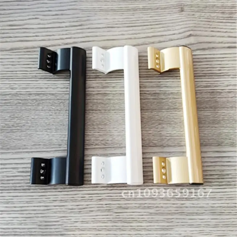 20cm White Gold Black Aluminum Alloy Sliding Metal Sliding Plastic Handle Door Handle Handle Window Pull Glass Balcony Door