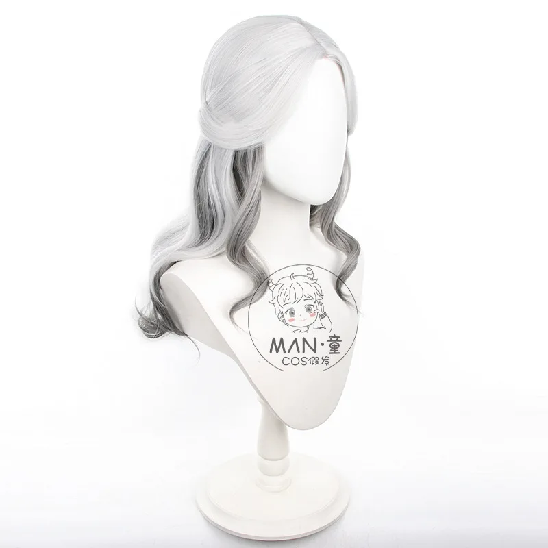 Identity V Long Night cosplay wig psychologist witch night simulation scalp Halloween gift