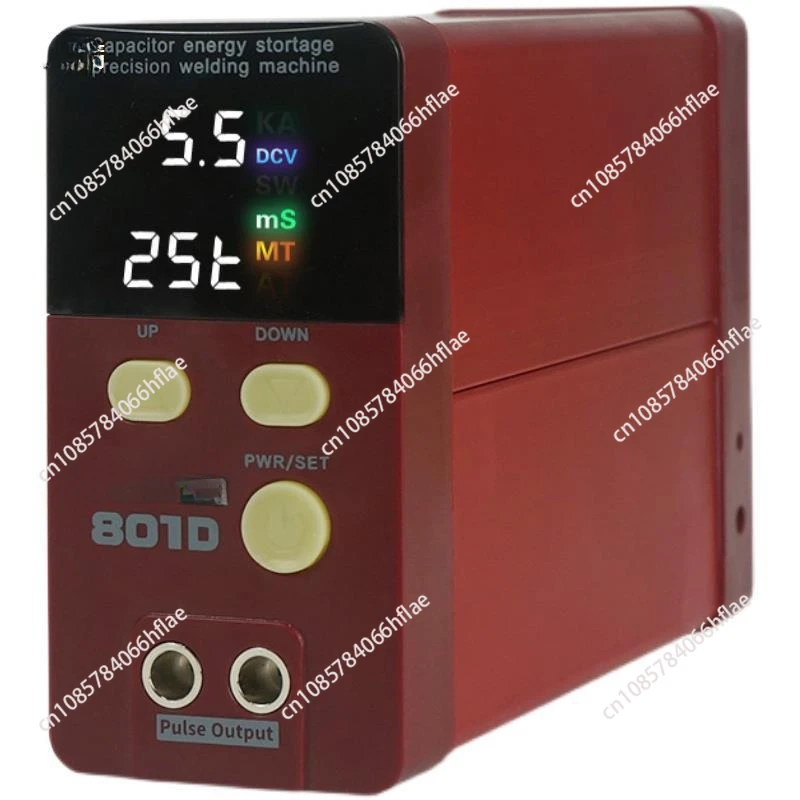

801H Spot Welding Machine 21KW 3500A Pulse Butt Welder 110-240V Power Battery Aluminum Nickel Single Battery Spot Welder