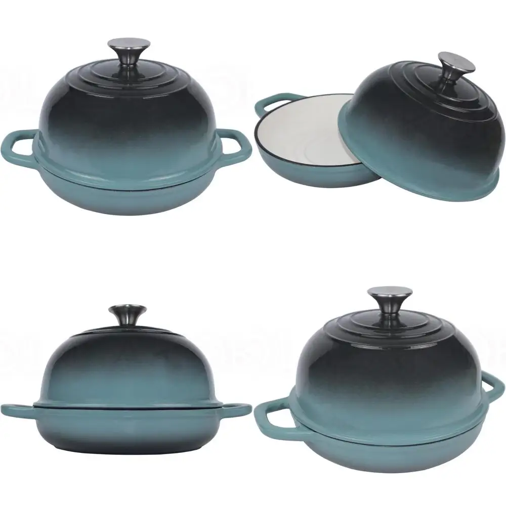 

Enameled Cast Iron Dutch Oven for Sourdough Bread Baking, Large Bread Baking Pot with Lid, Ideal for Cast Iron Bread Creations