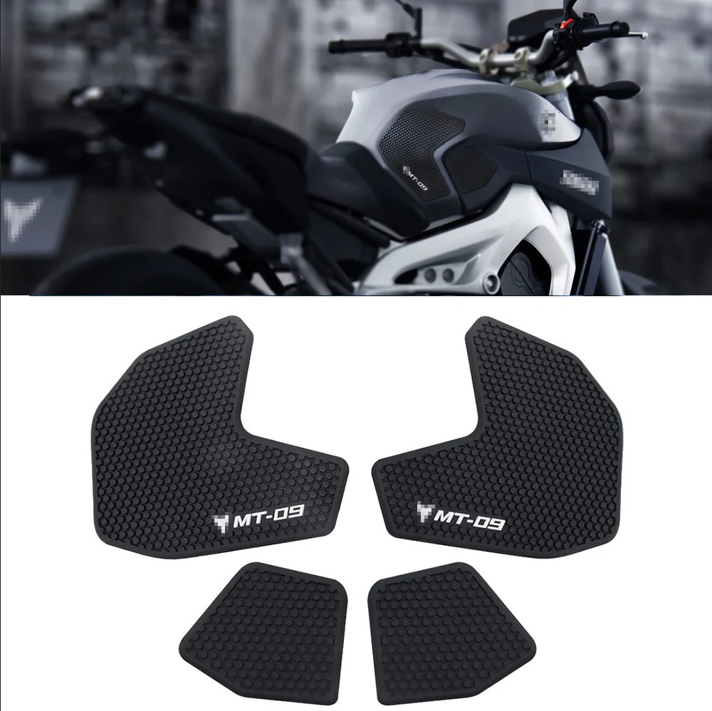 

For YAMAHA FZ09 FZ 09 MT 09 MT09 2015 2013-2020 Motorcycle Tank Traction Pad Side Gas Knee Grip Protective Sticker Protector