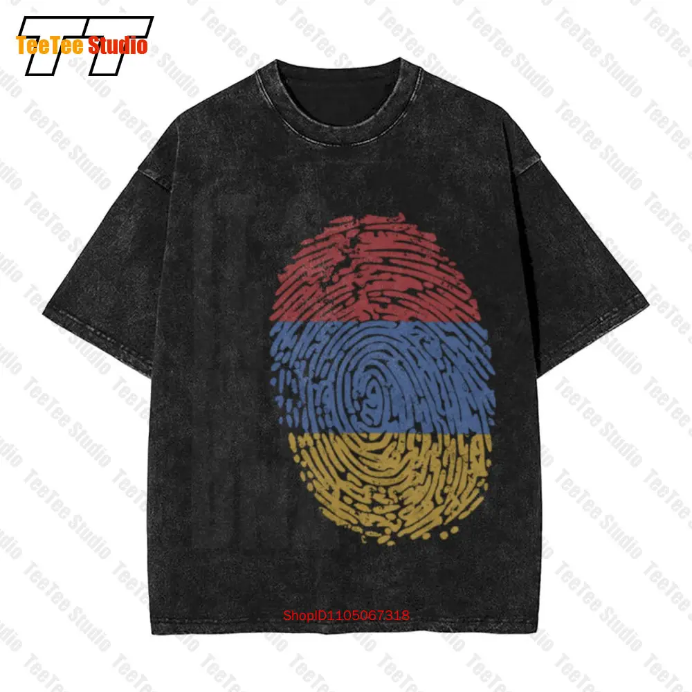 

Гордость Флаг Армении Это в моей ДНК Армянский знак Гордая винтажная футболка большого размера L49I