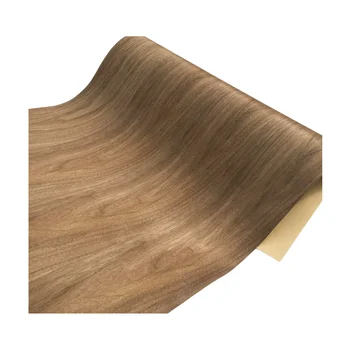 스피커용 천연 블랙 호두나무 베니어, 단단한 목재 베니어, 목공 가구 장식, 크기 2.5x0.58 계량기 두께: 0.25mm 너비 