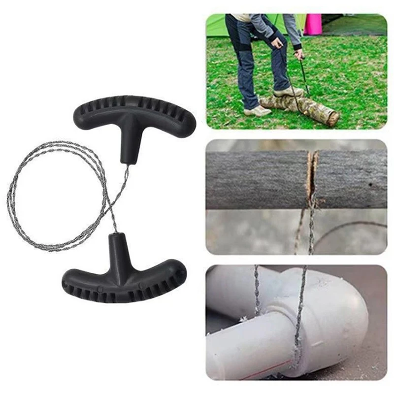 Hand Operated Wire Saw Chain Saw Rope Saw Wire Saw Rescue Saw Wilderness Survival Cable Saw Equipment Outdoor Survival Supplies