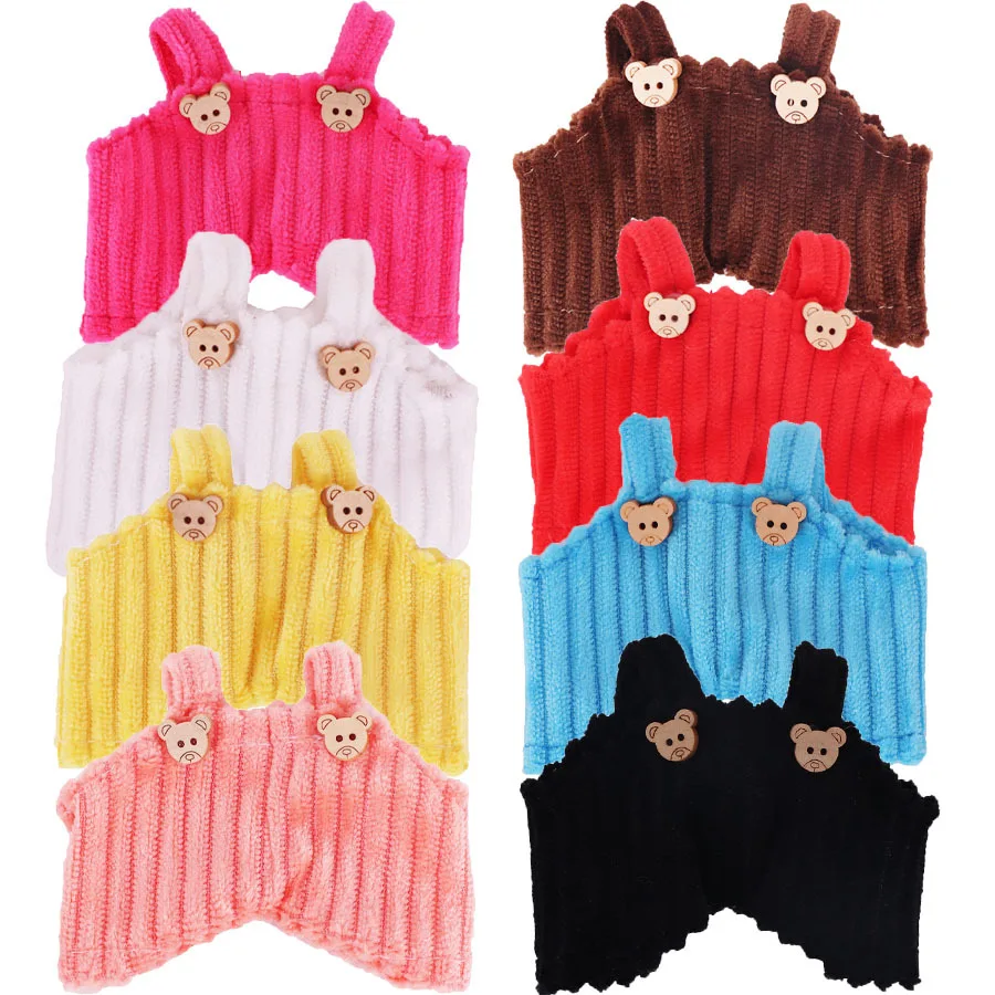 Doll Strap Pants/Glasses for 17cm Labubu Plush Doll Clothes Accessories Cute Girl Toys Festival Birthday Present