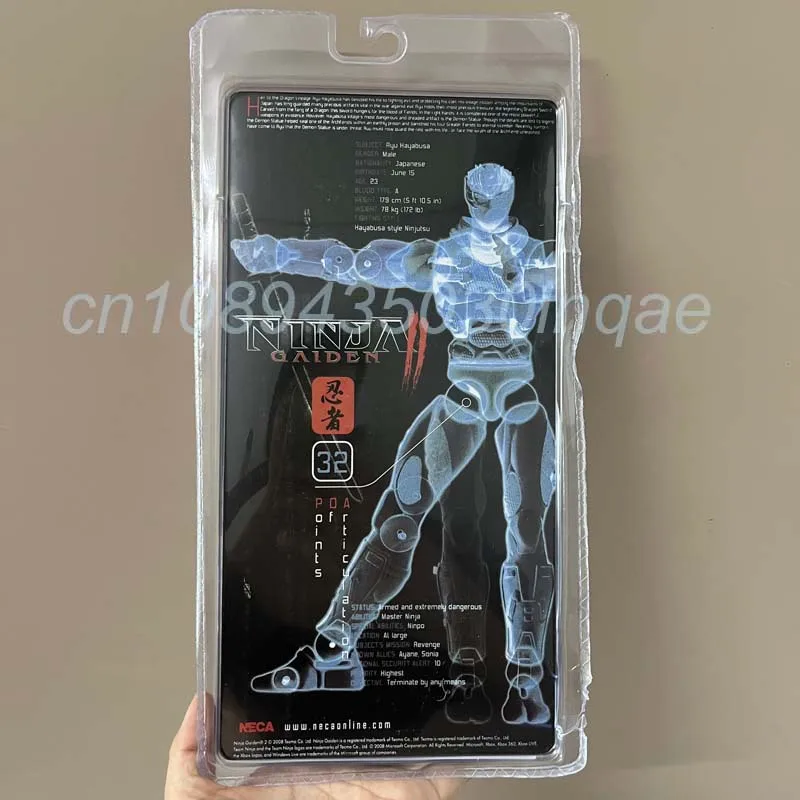 Ninja Gaidens RYU HAYABUSA Action Figure Model Toys Collectible Joint Movable Doll Birthday Present For Child