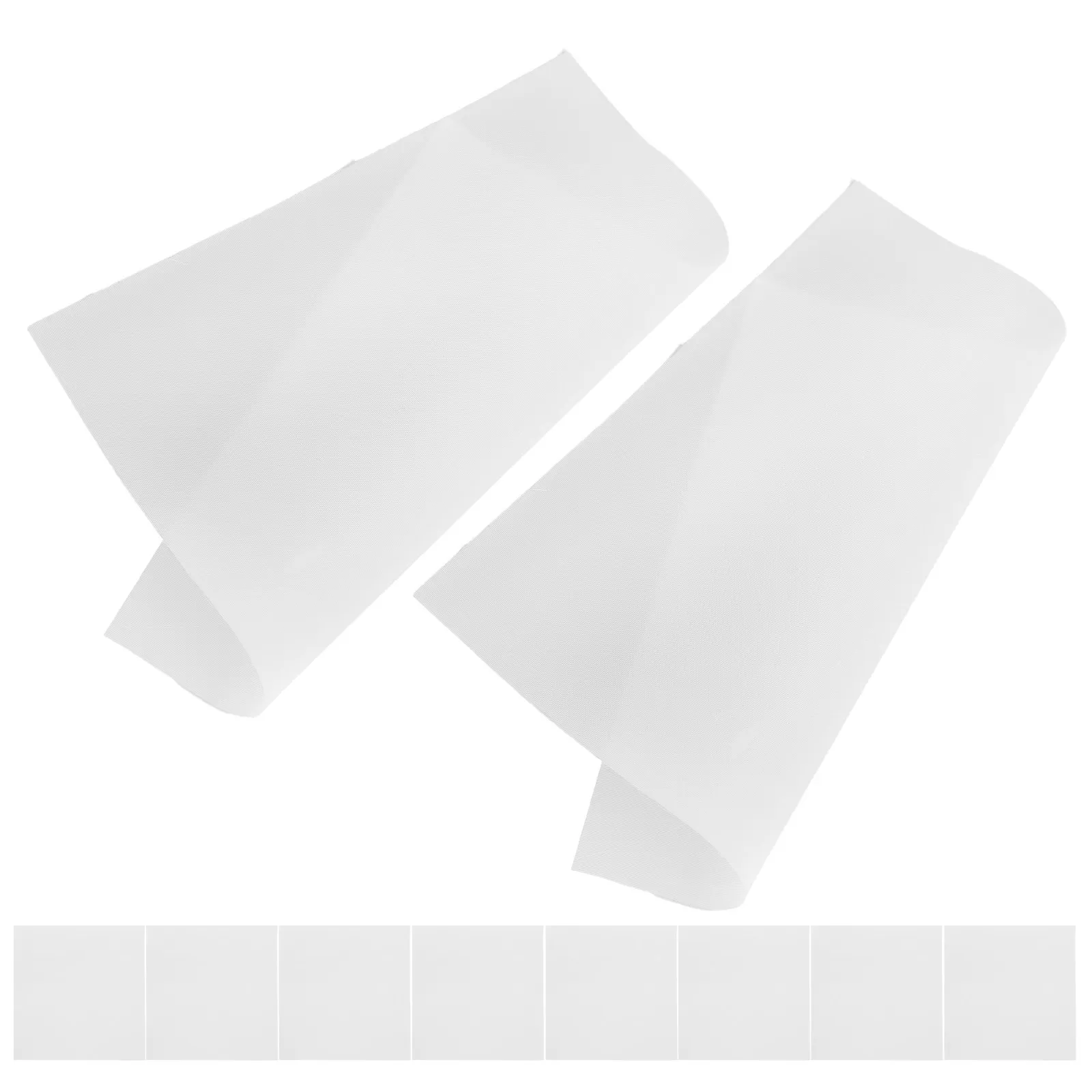 30Pcs Silicone Color Paste Filter Fine Nylon Mesh Strainer 4.72x4.72inch 200 Mesh White Filter Sheet Paint Mixing Precision