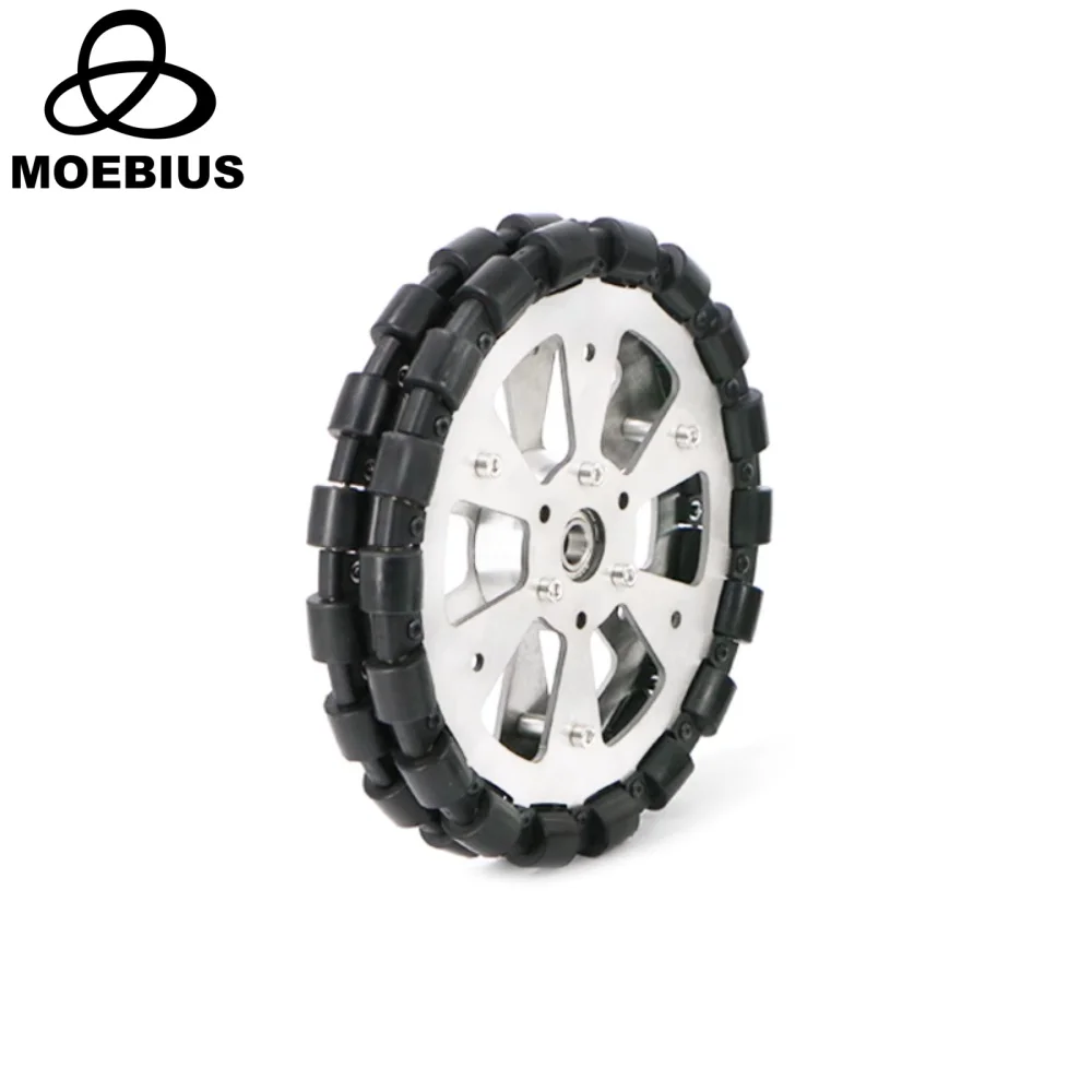 40KG large load 127 152 203mm Omni Fulai Wheel with Bearing Smart Robot Car Omnidirectional Driven Tires DIY Parts