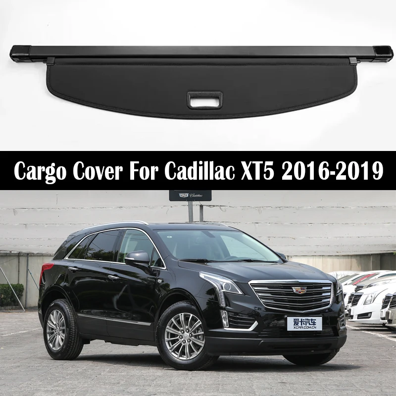 

Задняя крышка багажника для Cadillac XT5 2016-2019, защитная шторка, перегородка, аксессуары для конфиденциальности, жалюзи, аксессуары для безопасности