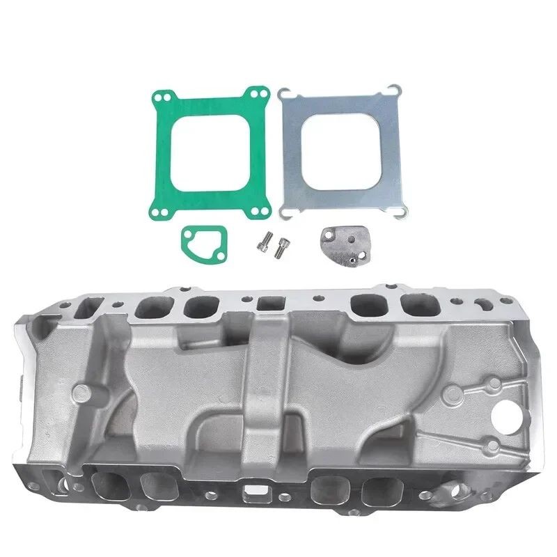 3001 53001 PC23001 per BBC Big Block Chevy Holeshot Collettore di aspirazione doppio aereo Porte ovali 1965-2000 PC3001 396-502
