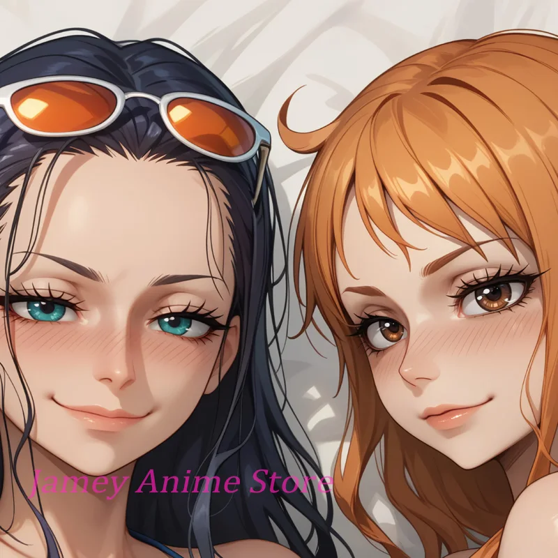 Dakimakura Nami & Robin Futa Pillow Cover Anime Double-Sided Print Gift Life-Size Body Pillowcase