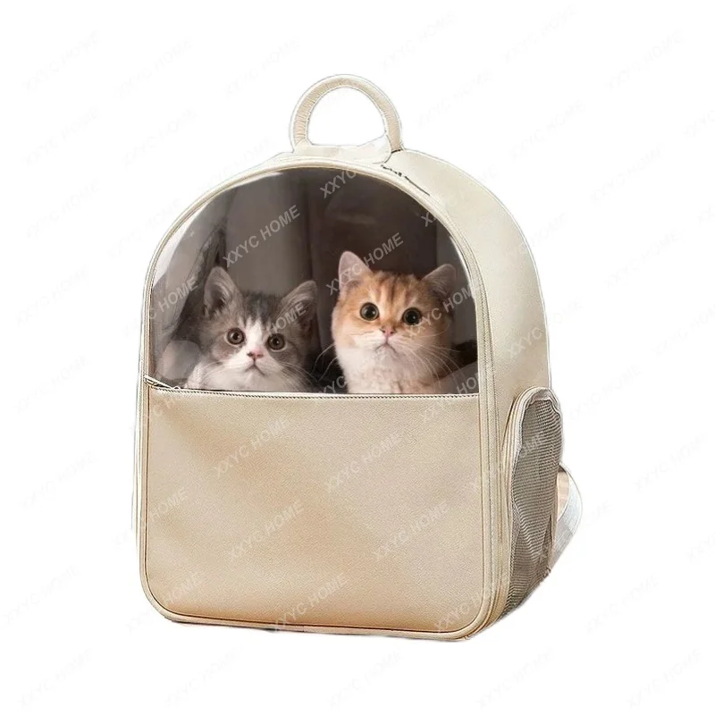 Cat Bag Portable Cat Diaper Bag Pet Supplies Portable Bag Portable See through Breathable Cat Backpack cat house outdoor