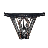 Europe and the United States sexy lace sex appeal underwear open the temptation perspective thin briefs lady underwear women 6