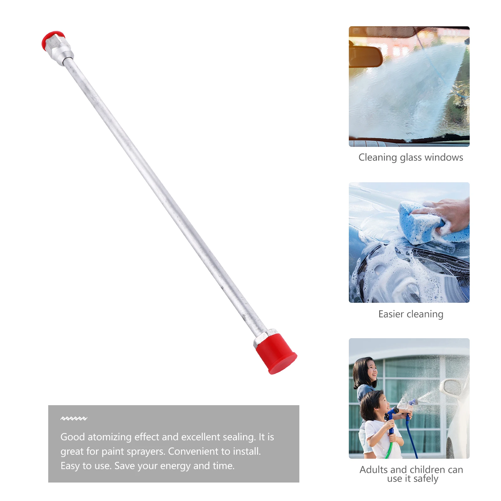 

Premium Sprayer Extension Rod High Strength Paint Sprayer Accessory Durable Atomizing Sealing Tool for Airless Machines