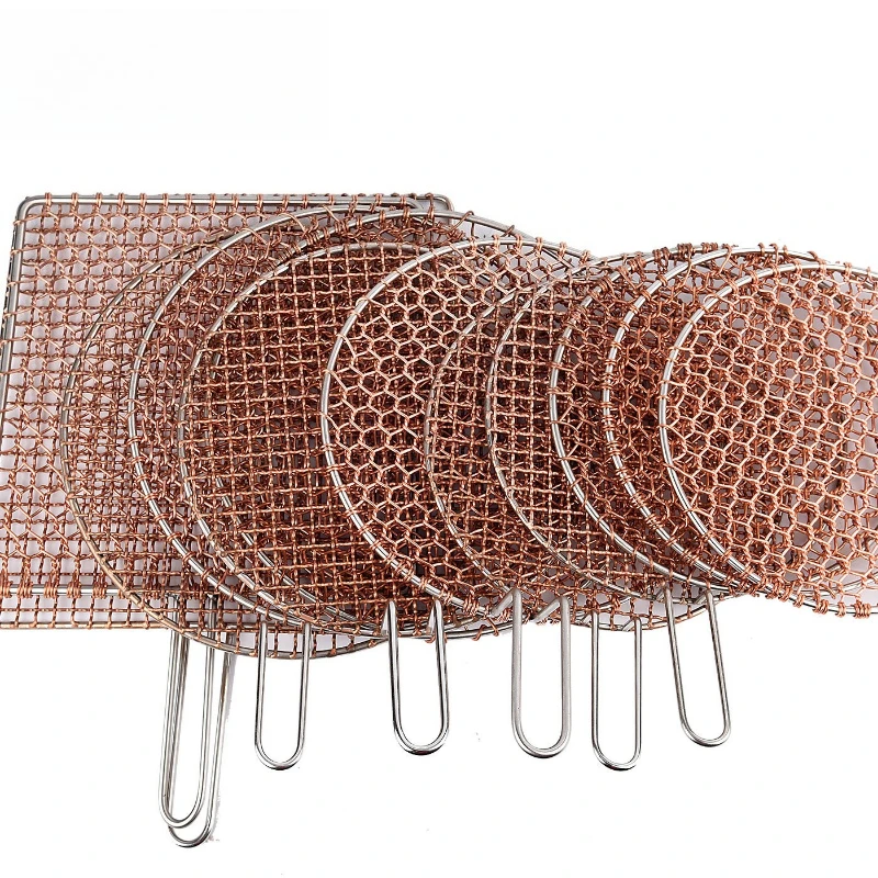 Barbecue Copper Mesh Charcoal Fire Barbecue Copper  Barbecue Grate Copper Mesh
