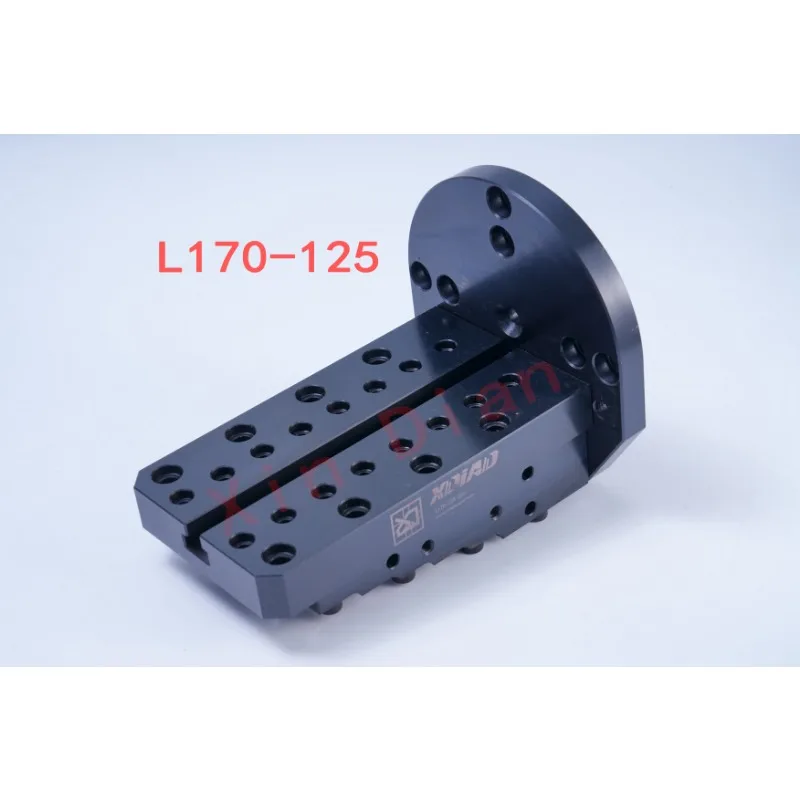 4-Axis Single-Side L-Plate with T-Slot - Precision Hole Mount for Self-Centering Vise & Quick-Change Plate