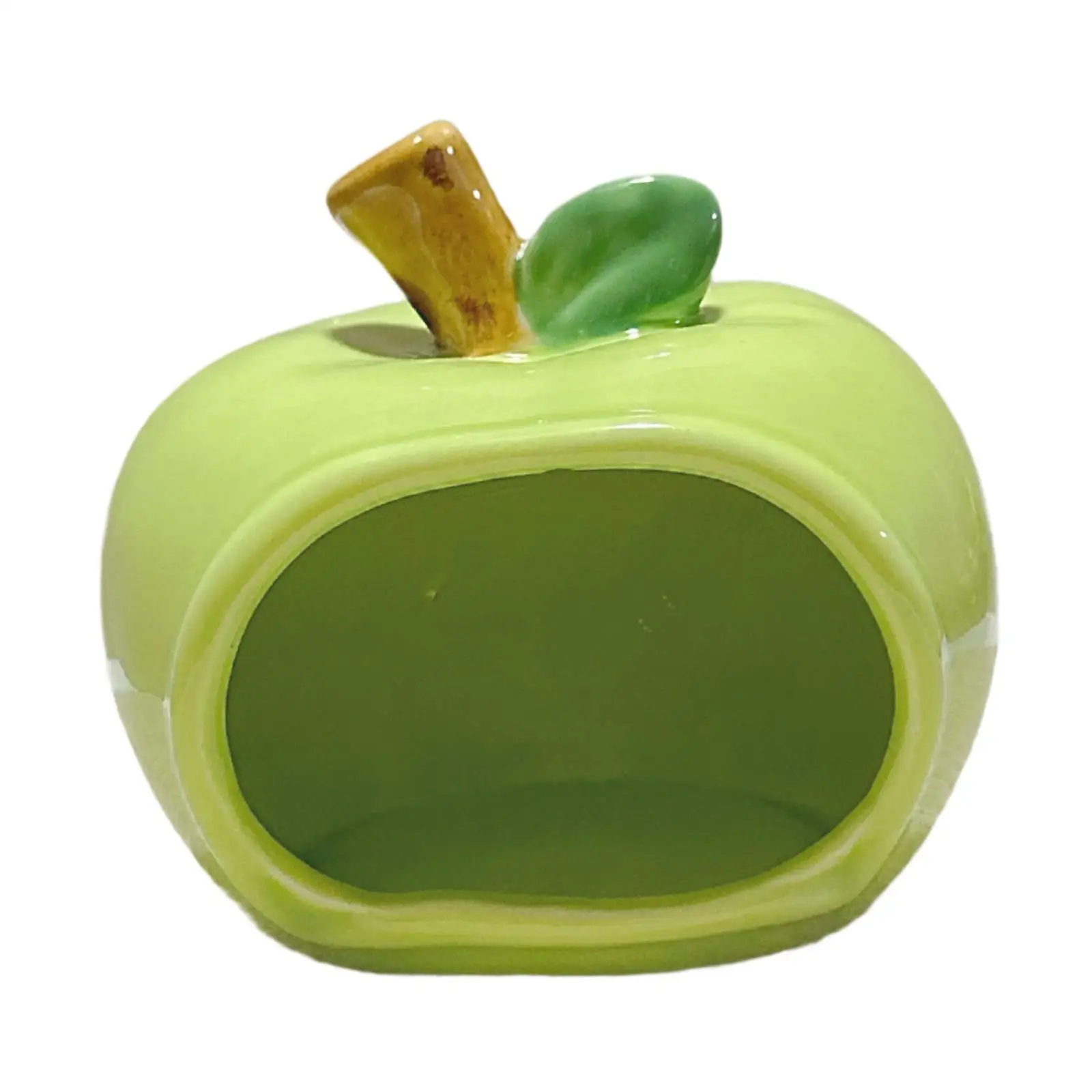 Adorable Fruit Shaped Ceramic Hamster House Hideout Small Animal Habitat Cave Bed for Hamster Home