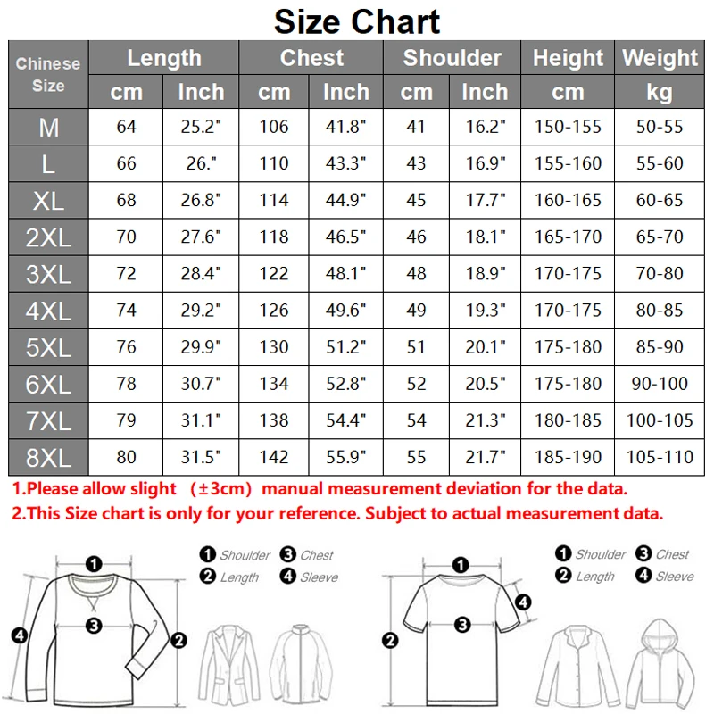 Chaqueta de plumón de pato blanco nuevo de invierno para hombre, chaqueta acolchada a prueba de viento con cuello levantado grueso y cálido, chaqueta impermeable de alta calidad para hombre 8XL