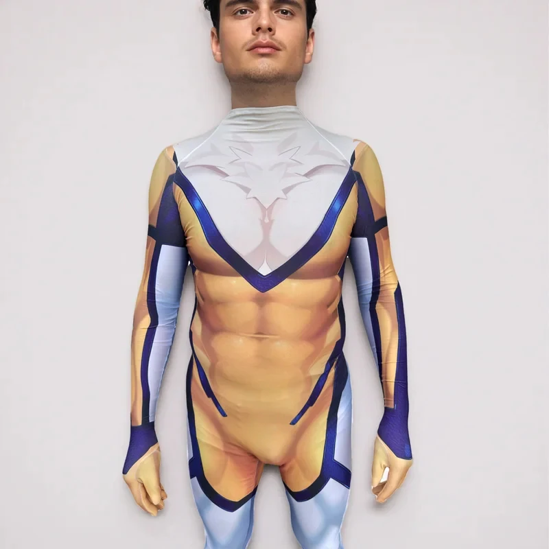

░2026Adult Green Muscle Superhero Cosplay Bodysuit Jumpsuit Halloween Zentai Suit Party Costume░￥2