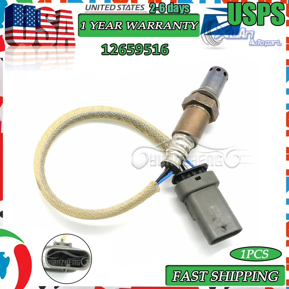 XUAN Upstream Air Fuel Ratio Lambda O2 Oxygen Sensor 12659516 for Cadillac Escalade ESV Chevy Silverado Tahoe GMC Sierra Yukon