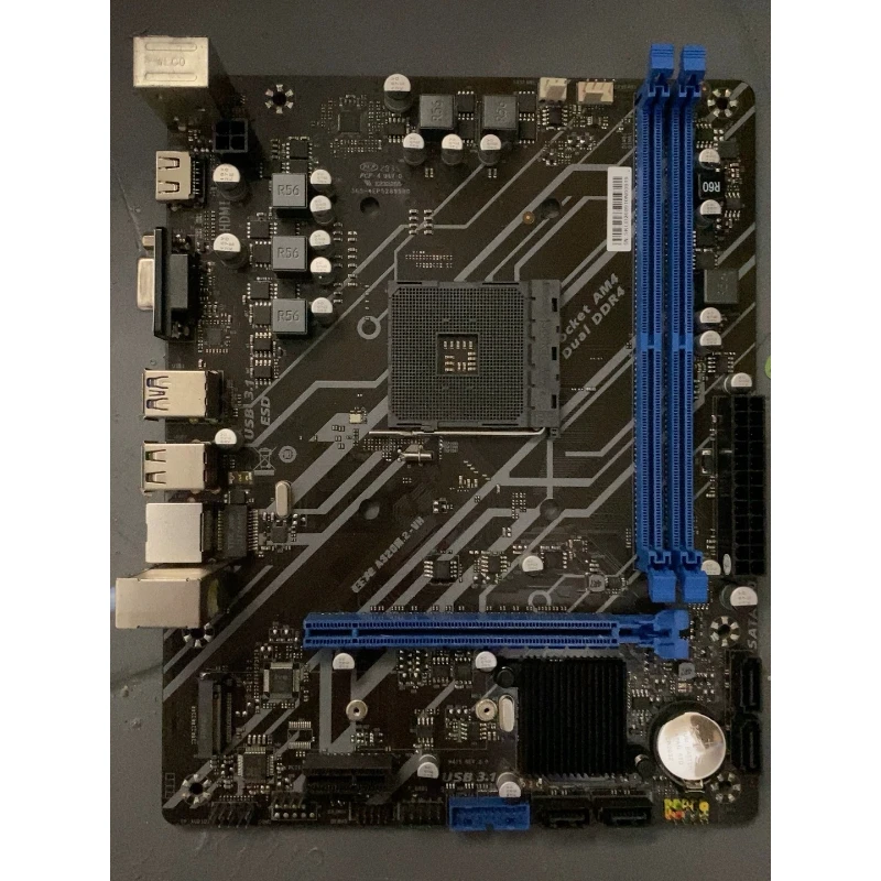 

Used A320M.2-VH Micro ATX Motherboard AM4 Socket Support AMD Ryzen CPU DDR4 RAM M.2 Interface Mainboard for SOYO