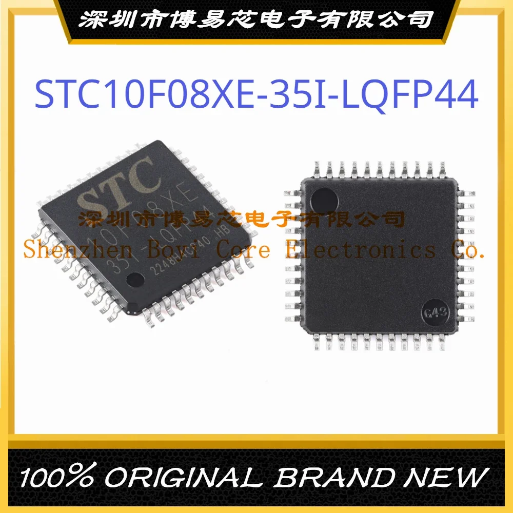 

STC10F08XE-35I-LQFP44 Package LQFP-44 51 Series 35MHz Flash Memory: 8KB RAM: 512Byte New Original Genuine