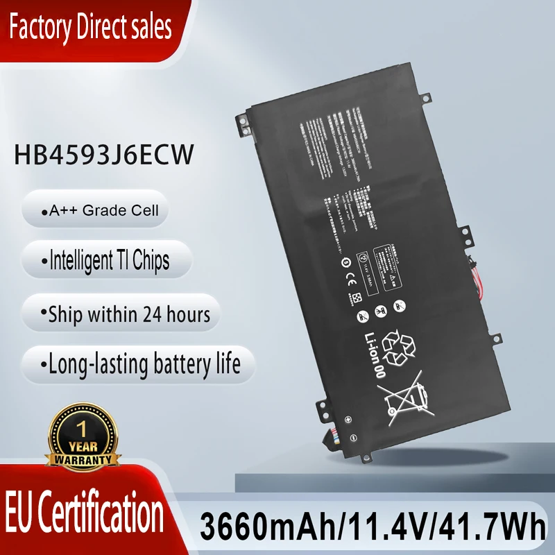 

Аккумулятор для ноутбука HB4593J6ECW 3ICP5/62/81, замена для Huawei MateBook 13 2019 2020 WRT-W19 WX9 W29 HN-W19L W19R W09 W19L
