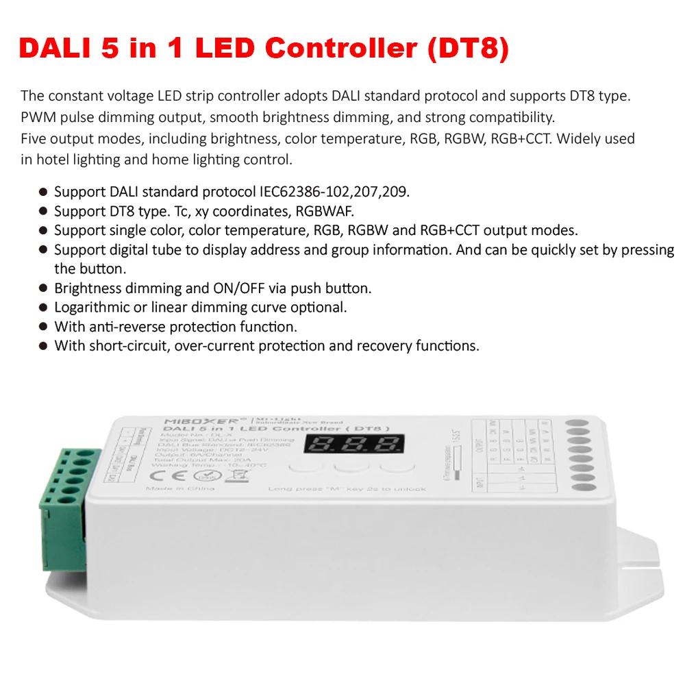 Miboxer DL-X LED Strip Dimmer Controller 5