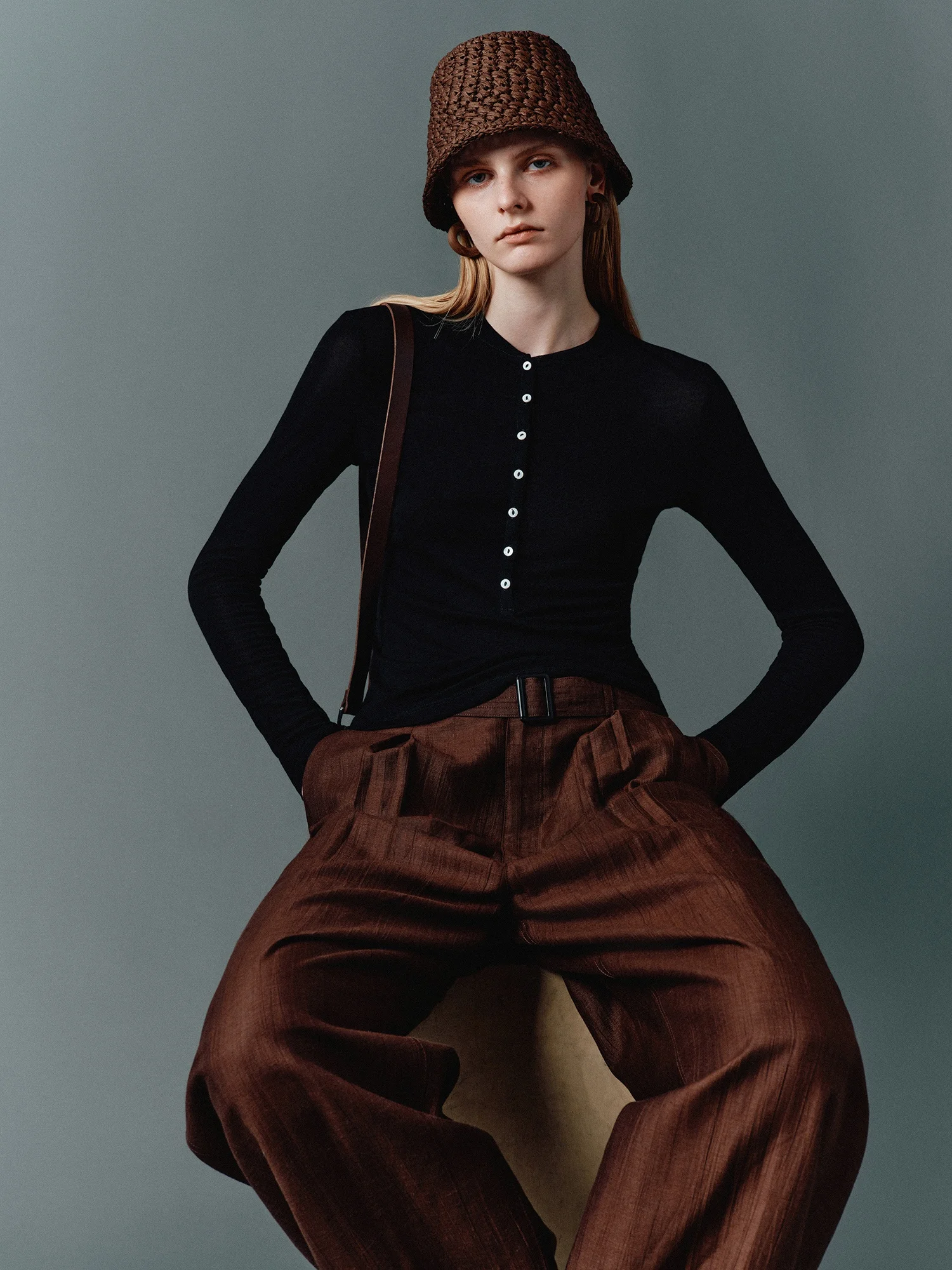 

DMON Silk V-Ne Knitwear Dry Comfortable Silk Lyocell Ne round Ne Knitted irt Women's Busin Casual Sle Long ...