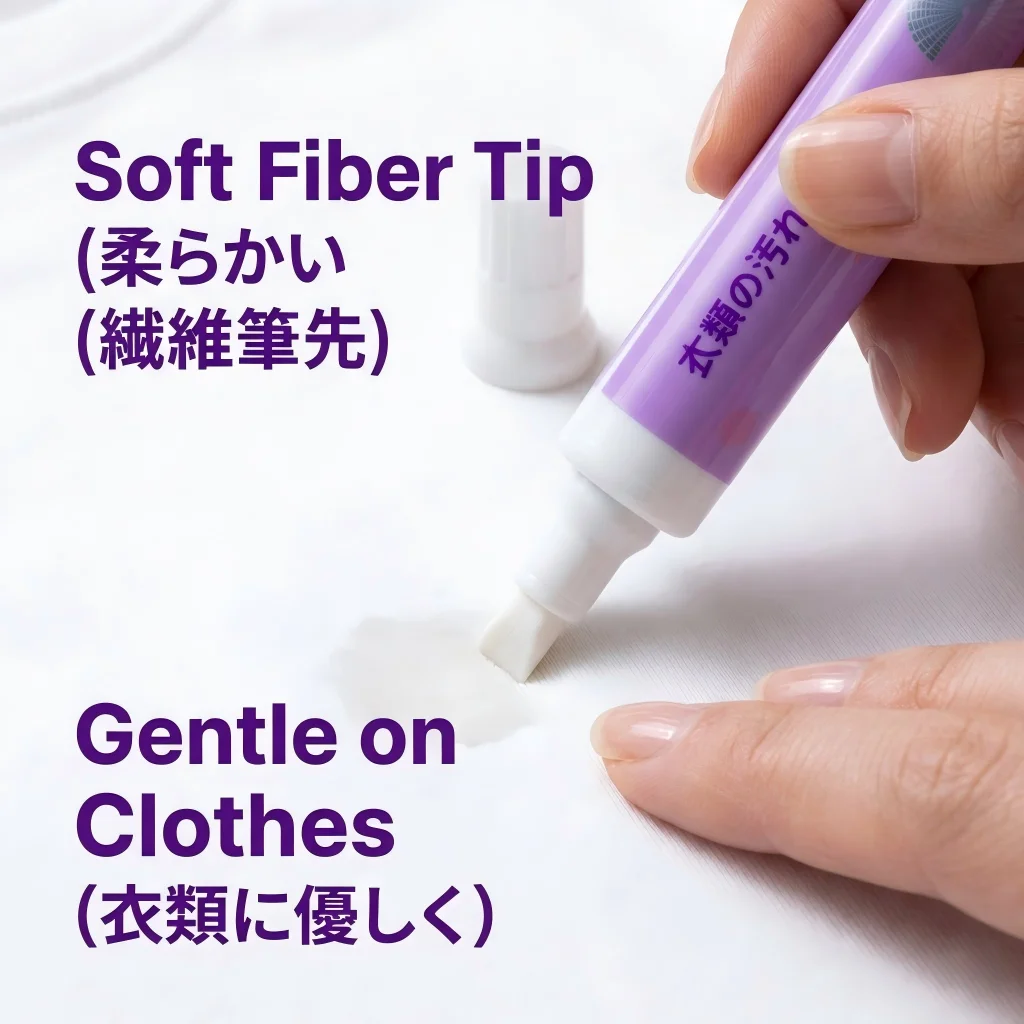 Portable Instant Stain Remover Pen Emergency Laundry Cleaning Stick for Coffee Tea Grease No-Wash Fabric Friendly Travel Size