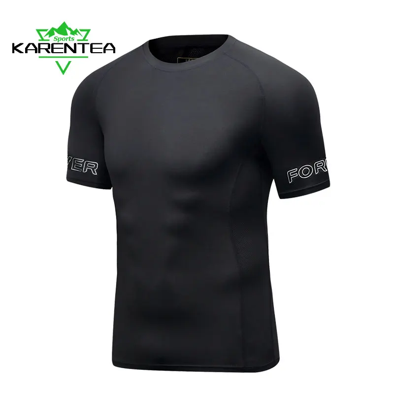 

Professional Men Quick Dry Running T Shirt Loose Tops Breathable Gym Camping Hiking Cycling Tees M-4XL Size Workout Training