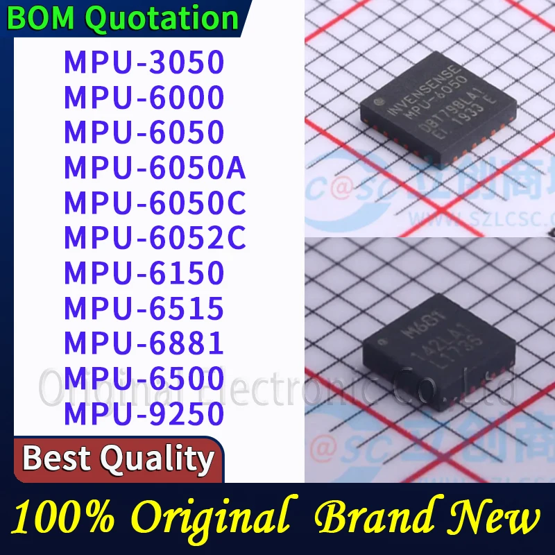 MPU-3050 MPU-6000 MPU-6050 MPU-6050A MPU-6050C MPU-6052C MPU-6150 MPU-6515 MPU-6881 MPU-6500 MPU-9250