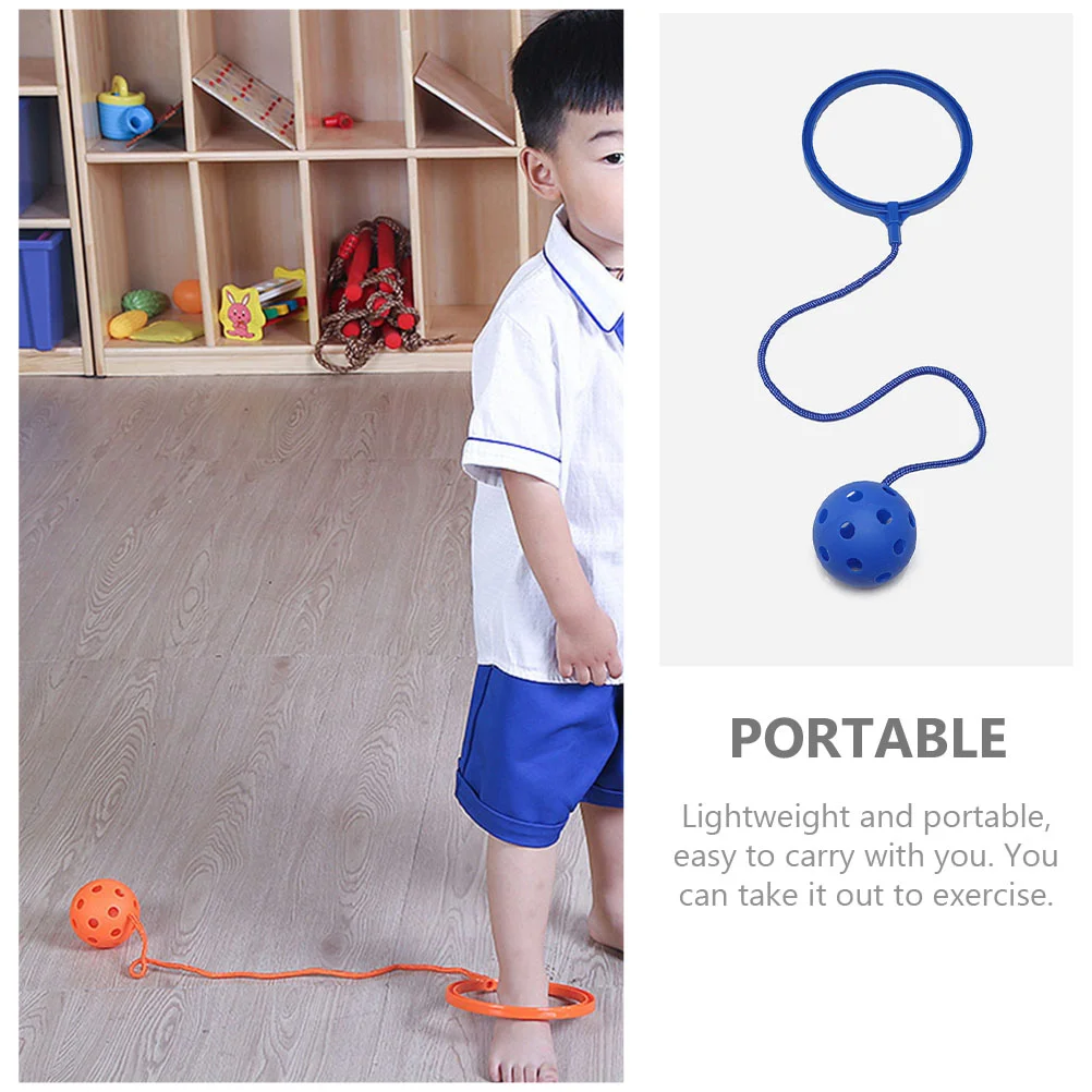 6 Pcs Bouncing Ball Outdoor Skipping Plaything It Ankle Toy Children’s Toys Twerking Balls Jumping Ring