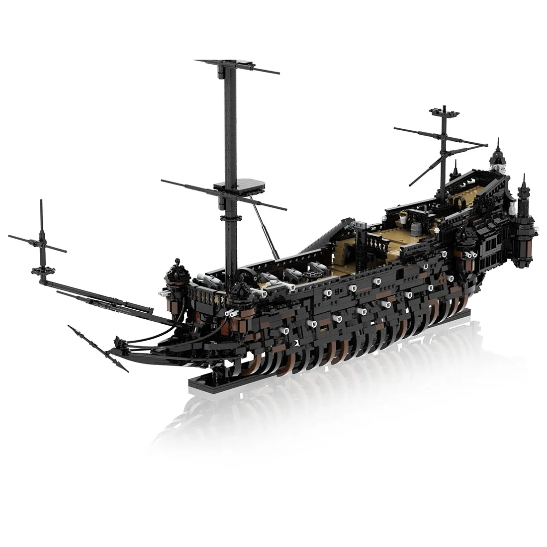 

Custom MOC-137238 Double Cannon Pirate Ship (4265 Parts) Toys Gift for Christmas