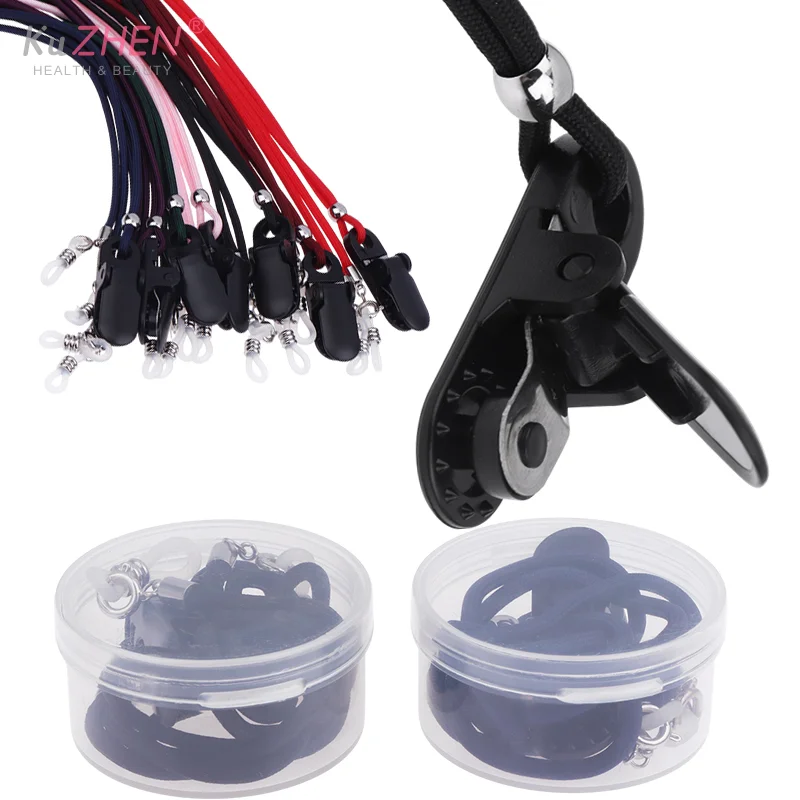Hearing Aids Clip Holder Anti-Lost Lanyard Safety Behind The Ear Aids AccessoryClip Rope Protector Holder With Silicone Children