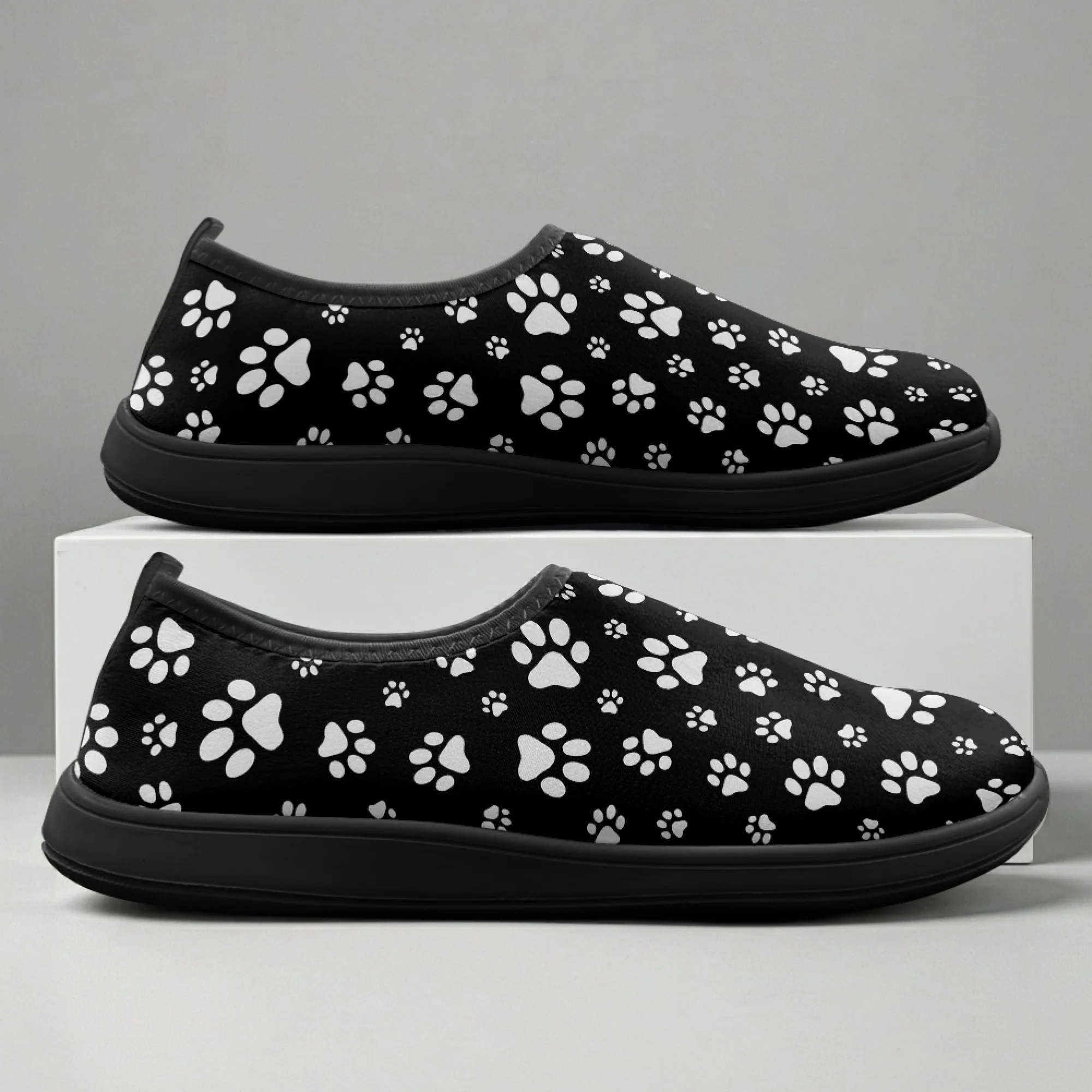 

XIXIRIMIDO Slip-on Wide-toed Shoes Dog Paw Men's Breathable Mesh Shoes Womens Fashion Summer Sneakers Walking Shoes 36-46
