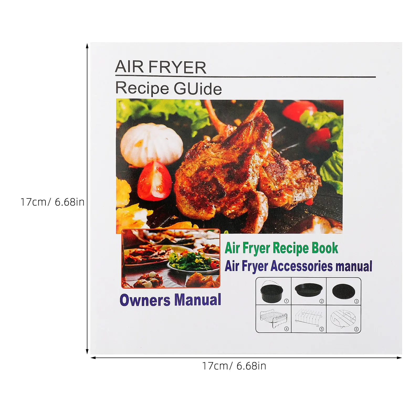 Air Fryer Recipe Book – Healthy Home Cooking Guide with Easy Step-by-Step Instructions, English Cookbook