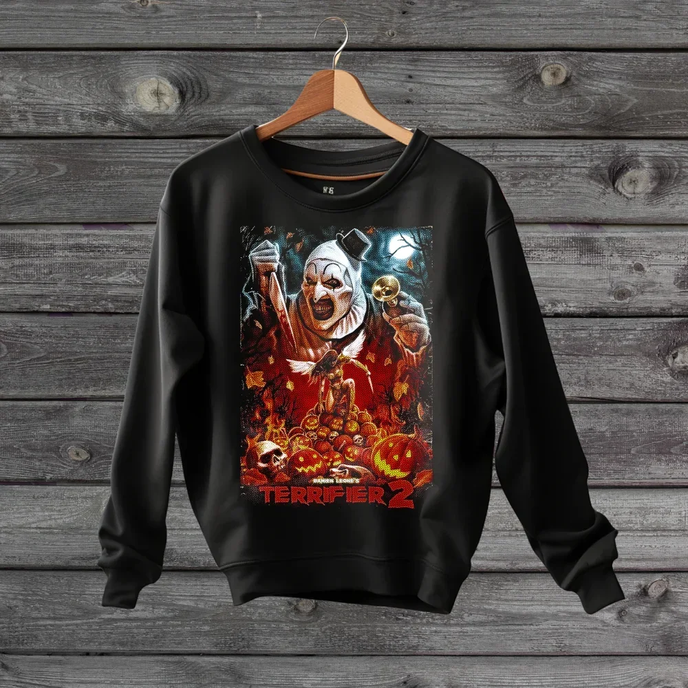 Terrifier 2 Movie Horror t-shirt Black Art the Clown damian Leone