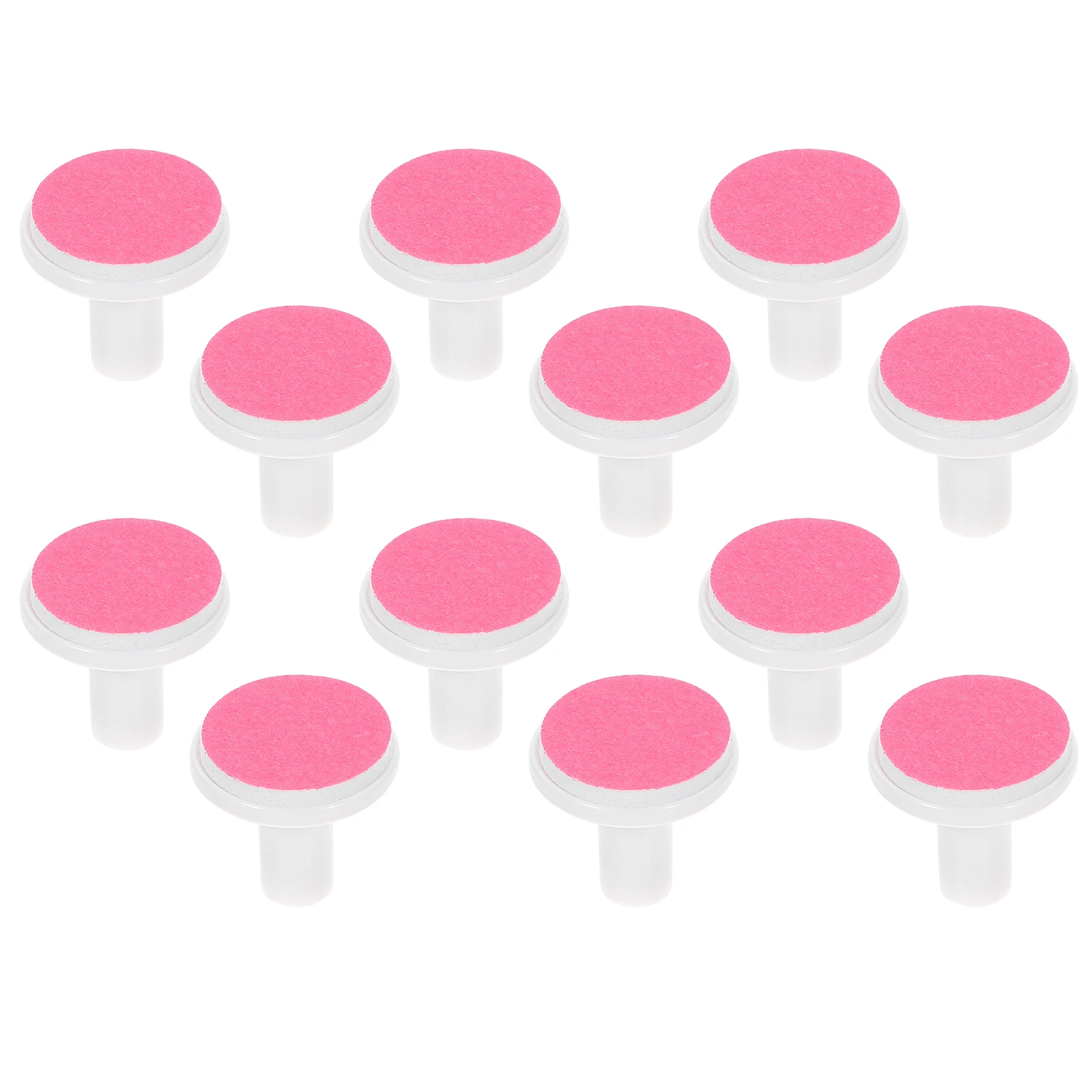 

12pcs Electric Baby Nail Grinder Heads Red 1-6 Months Nail File Pad Trimmer Tools Accessories Sandpaper Infant Care