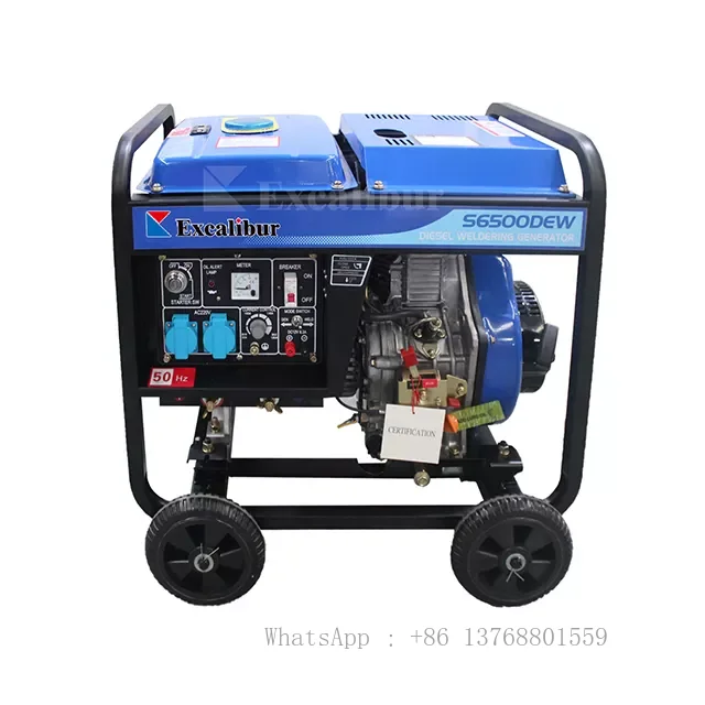 3kva 4kva 5kva 5.5kva 6kva 6.5kva 7kva 8kva High Quality Home Use Machine Welding Generator Set