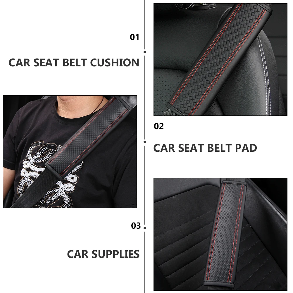 

2pcs Shoulder Cover Protector Cushion Durable Long Use Vehicle Car Trucks SUV Comfortable Trip Keep