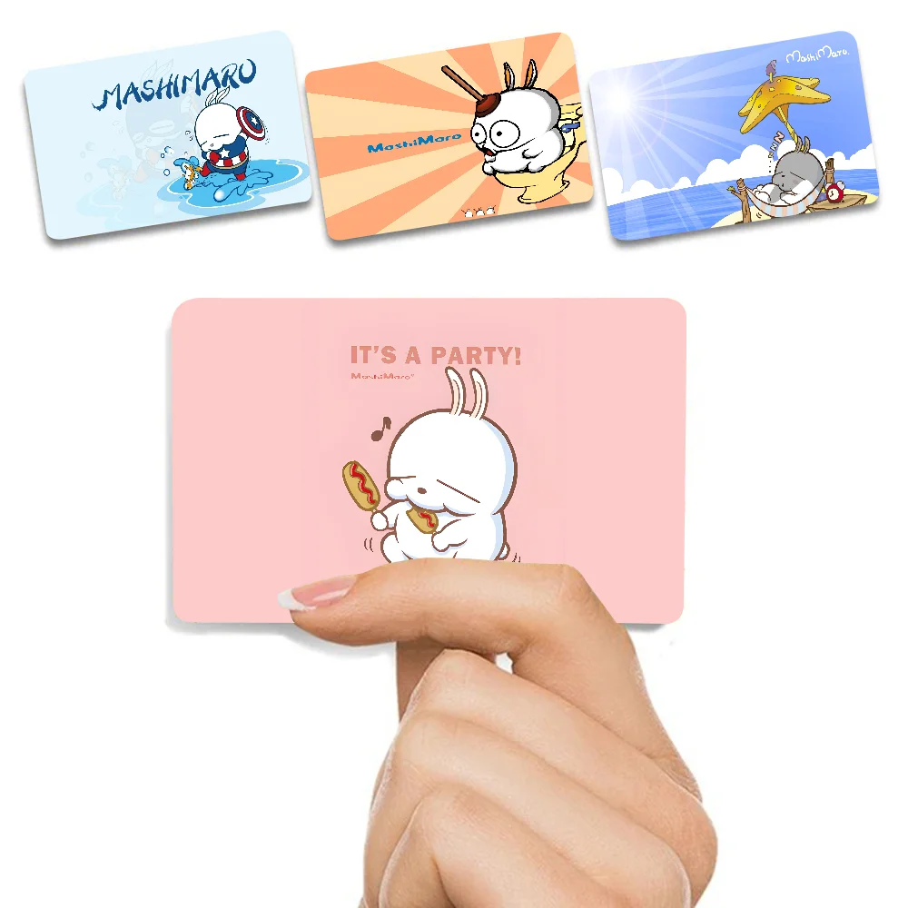 M-MashiMaro Anime Spend Or Save Funny Shell On Off Ultradünn, kein Verblassen, Aufkleber-Haut-Abdeckungsfolie für Debit-Kreditkarten