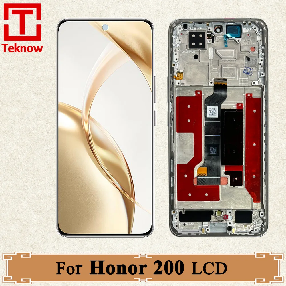 

AMOLED 6.7" For Honor 200 LCD Display ELI-AN00 Touch Screen Digitizer Assembly Replacement Parts For Huawei Honor 200 LCD